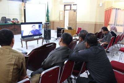 PTA Jambi Menyaksikan Siaran Langsung Launching Aplikasi SIKEP 3.1.0