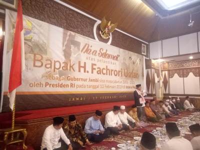 Ketua PTA Jambi Hadiri Do’a Selamat  Pelantikan Gubernur Baru 