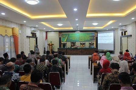 Dihari Jumat, PTA Jambi adakan acara Sosialisasi 9 Aplikasi Unggulan dan acara Penyusunan ADK dan Data Dukung RKA – K/L TA 2021