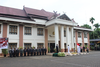 Upacara Hari Sumpah Pemuda  ke-89 Tahun 2017 di PTA Jambi Berlangsung Sukses