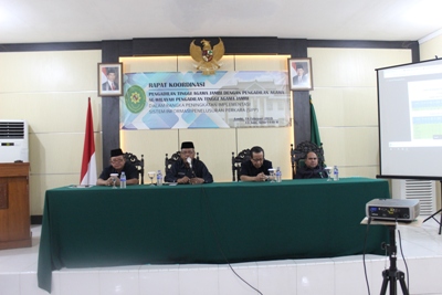 Gapai Rapor Hijau Kinerja Penanganan Perkara Berdasarkan SIPP, PTA Jambi Gelar Rakor