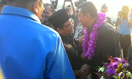 Bersama Anggota Forkompimda, Wakil Ketua PTA Jambi Sambut Kapolda Baru