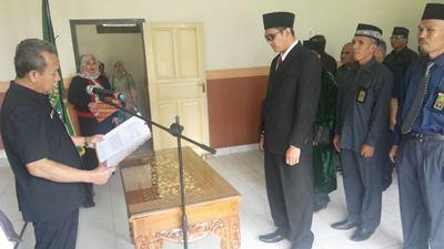 KPTA Jambi Lantik Yudhistira Adi Pinto, SE.,M.H Sebagai Sekretaris PA Sengeti Kelas IB